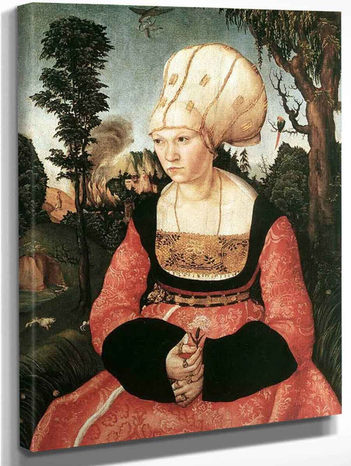 Portrait Of Anna Cuspinian By Lucas Cranach The Elder By Lucas Cranach The Elder