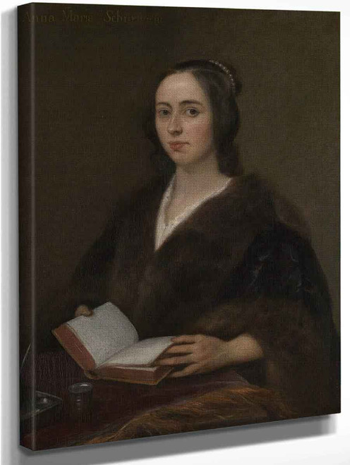 Portrait Of Anna Maria Van Schurman By Jan Lievens The Elder