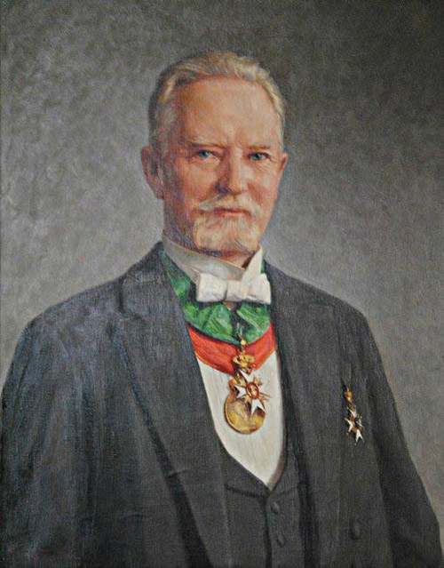 Portrait Of August Henricson By Johan Krouthen
