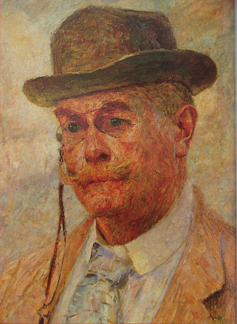 Portrait Of Camille Lemonnier By Emil Claus