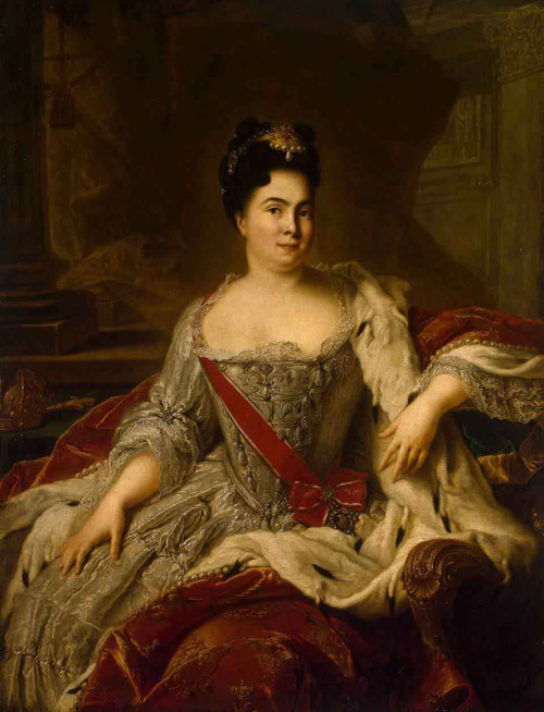 Portrait Of Catherine I By Jean Marc Nattier Portrait Of Catherine I By Jean Marc Nattier