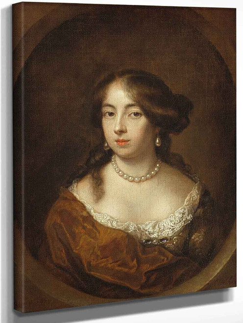 Portrait Of Cecilia De Jonge Van Ellemeet By Caspar Netscher