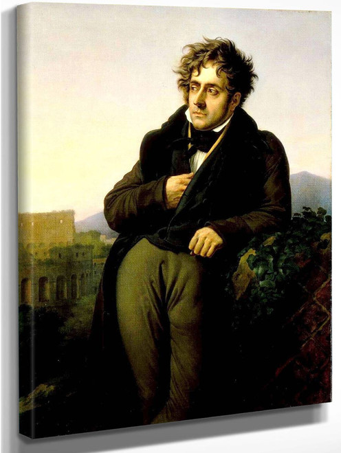 Portrait Of Chateaubriand1 By Anne Louis Girodet De Roussy Trioson