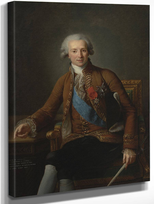 Portrait Of Comte De Vaudreuil By Elisabeth Vigee Lebrun