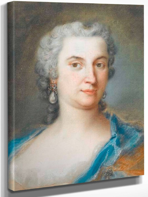 Portrait Of Countess D'orsini By Rosalba Carriera Art Reproduction