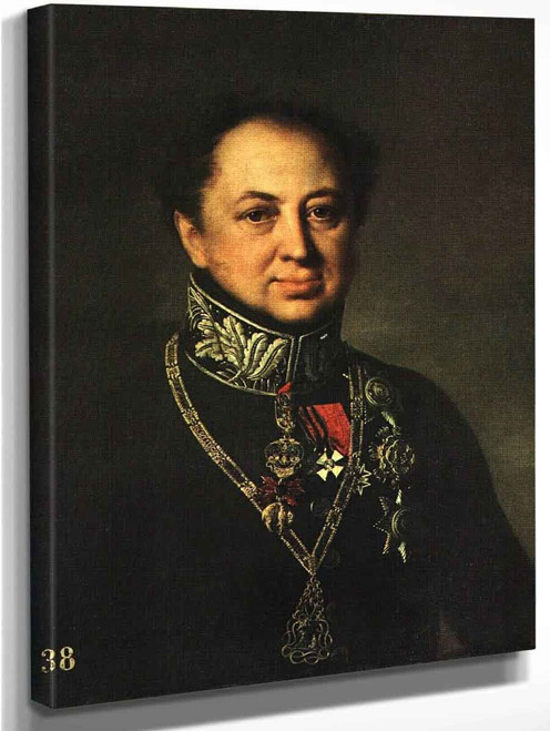 Portrait Of D. P. Tatishchev By Vasily Tropinin