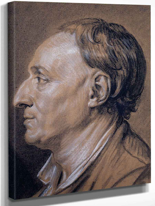 Portrait Of Denis Diderot By Jean Baptiste Greuze