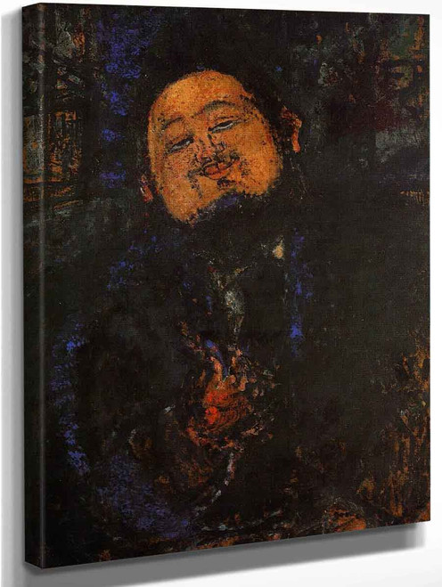 Portrait Of Diego Rivera2 By Amedeo Modigliani