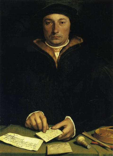 Portrait Of Dirk Tybis By Hans Holbein The Younger  By Hans Holbein The Younger
