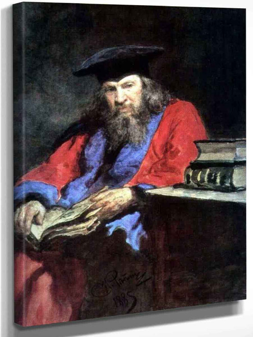 Portrait Of Dmitry Mendeleev. By Ilia Efimovich Repin