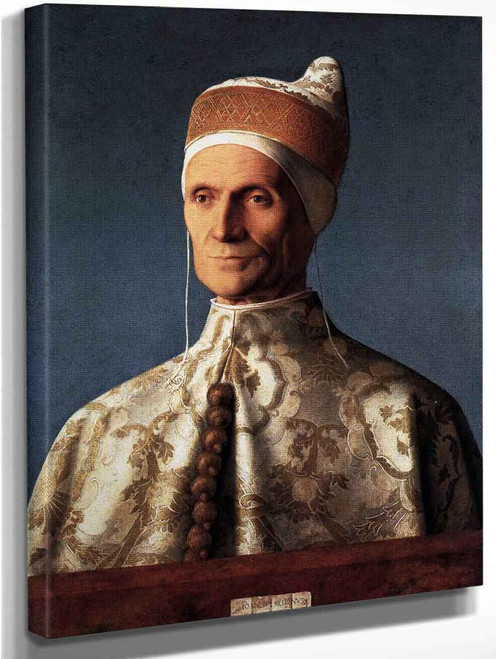 Portrait Of Doge Leonardo Loredan By Giovanni Bellini