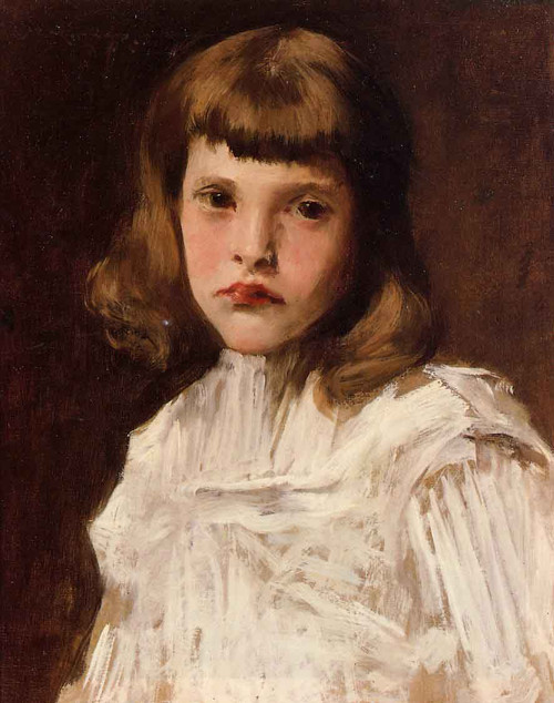 Portrait Of Dorothy By William Merritt Chase