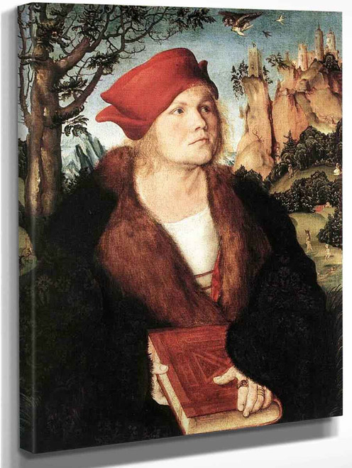 Portrait Of Dr. Johannes Cuspinian By Lucas Cranach The Elder By Lucas Cranach The Elder