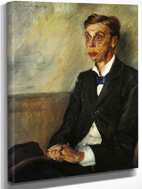 Portrait Of Eduard, Count Keyserling By Lovis Corinth By Lovis Corinth