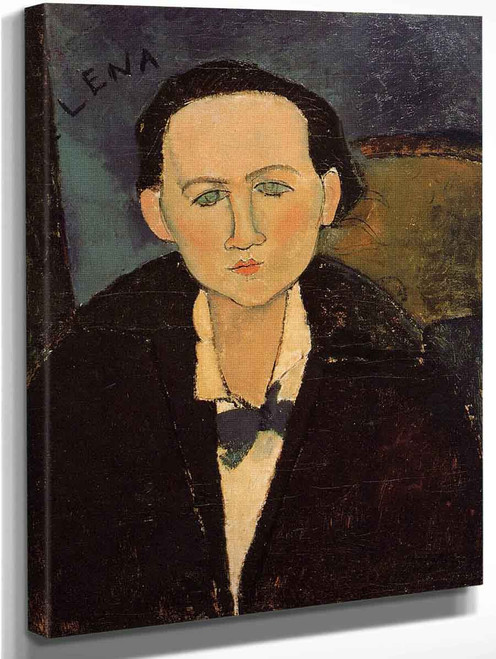 Portrait Of Elena Pavlowski By Amedeo Modigliani