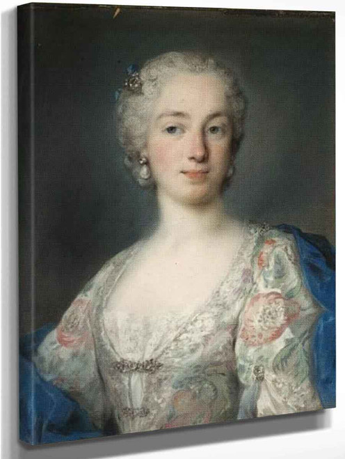 Portrait Of Elisabetta Algarotti Dandolo By Rosalba Carriera By Rosalba Carriera