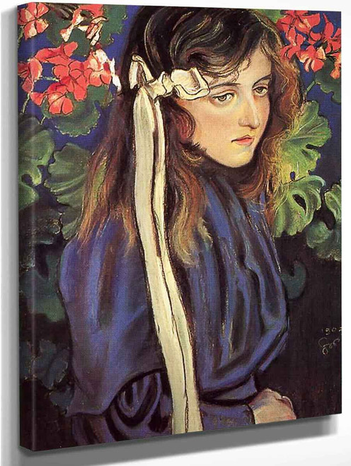Portrait Of Eliza Parenska By Stanislaw Wyspianski