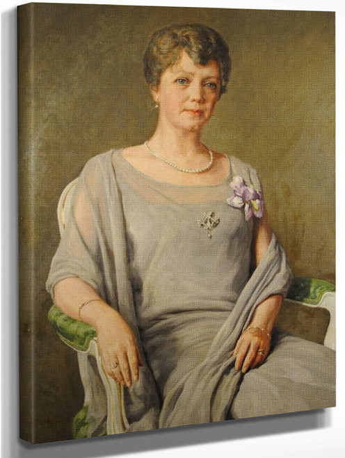 Portrait Of Ester Wennersten By Johan Krouthen