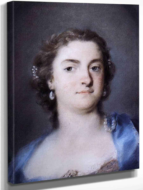 Portrait Of Faustina Bordoni Hasse By Rosalba Carriera By Rosalba Carriera