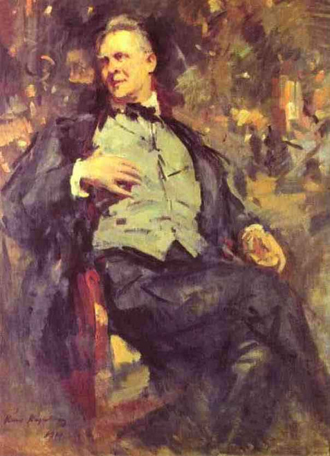 Portrait Of Fedor Chaliapin By Constantin Alexeevich Korovin