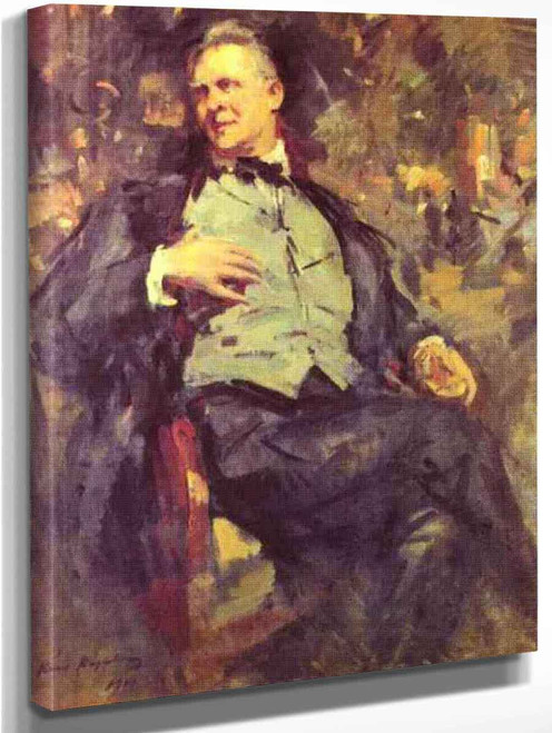 Portrait Of Fedor Chaliapin By Constantin Alexeevich Korovin