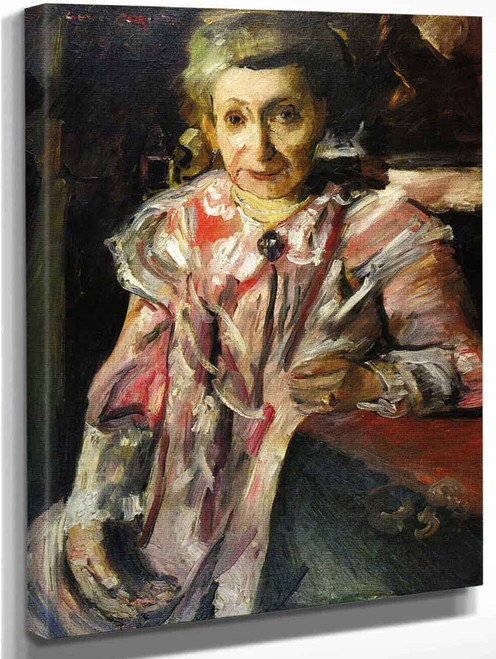 Portrait Of Frau Hedwig Berend, 'Rosa Matinee' By Lovis Corinth Art Reproduction