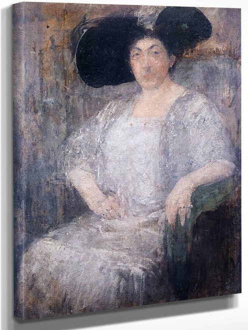 Portrait Of Gabriela Reval By Olga Boznanska By Olga Boznanska