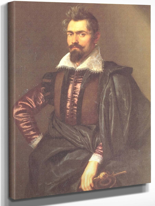 Portrait Of Gaspard Schoppins By Peter Paul Rubens