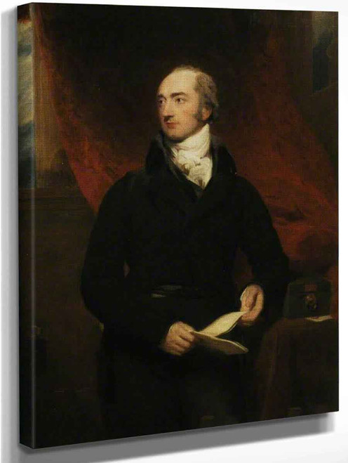 Portrait Of George Canning  By Sir Thomas Lawrence