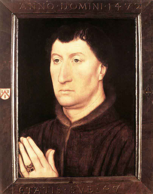 Portrait Of Gilles Joye By Hans Memling