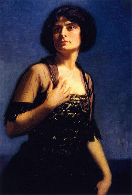 Portrait Of Hedda Nova  By Joseph Kleitsch