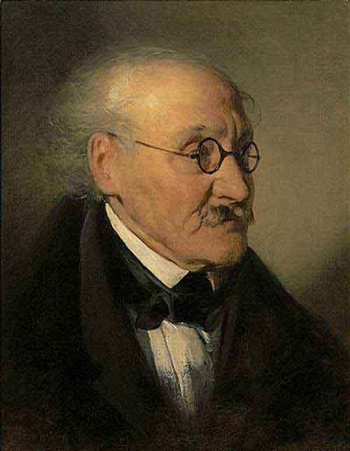 Portrait Of Iganz Franz Castelli By Friedrich Von Amerling By Friedrich Von Amerling