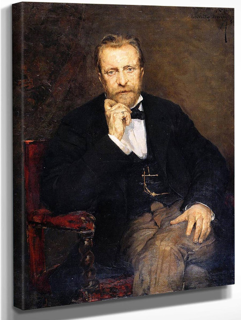 Portrait Of Jean Cepeinick By Theo Van Rysselberghe