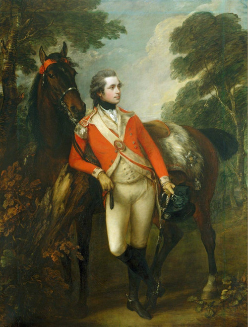 Portrait Of John Hayes St Leger By Thomas Gainsborough