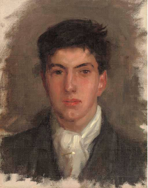 Portrait Of Johnny Jackett By Henry Scott Tuke Portrait Of Johnny Jackett By Henry Scott Tuke