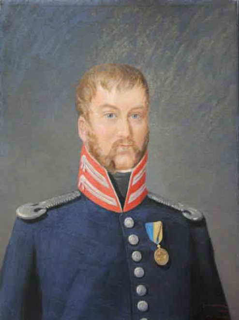 Portrait Of Jon Wilhelm Wetterstrom By Johan Krouthen
