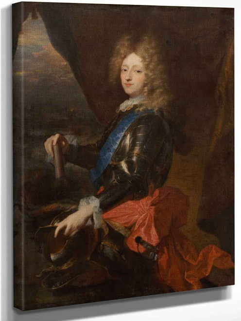 Portrait Of King Frederick Iv By Hyacinthe Rigaud