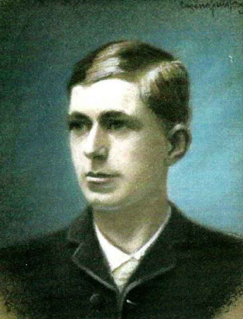 Portrait Of Konstnarens Bror Adrian Jasson By Eugene Jansson