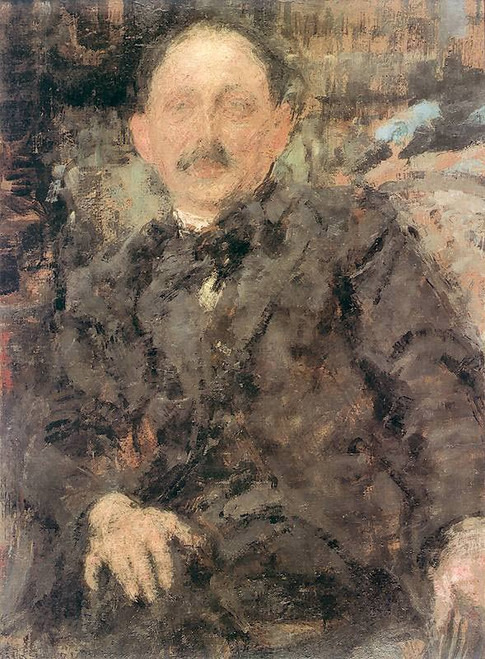 Portrait Of Marcin Samlicki By Olga Boznanska By Olga Boznanska