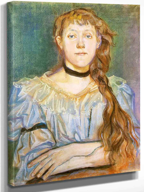 Portrait Of Maria Waskowska By Stanislaw Wyspianski