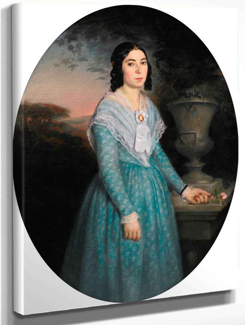 Portrait Of Marie Celina Brieu By William Bouguereau