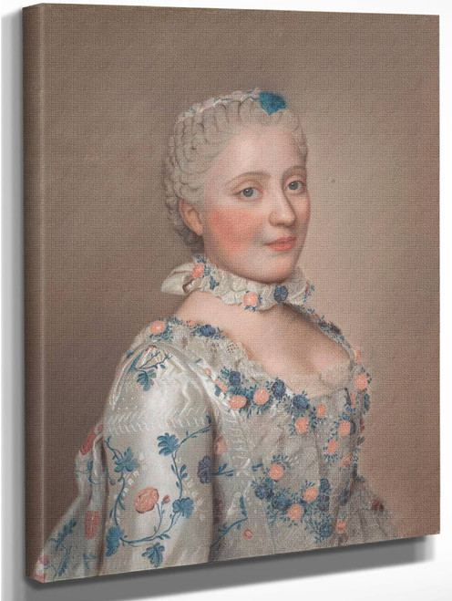 Portrait Of Marie Josephe Of Saxony, Dauphine Of France By Jean Etienne Liotard