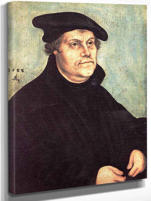 Portrait Of Martin Luther By Lucas Cranach The Elder By Lucas Cranach The Elder