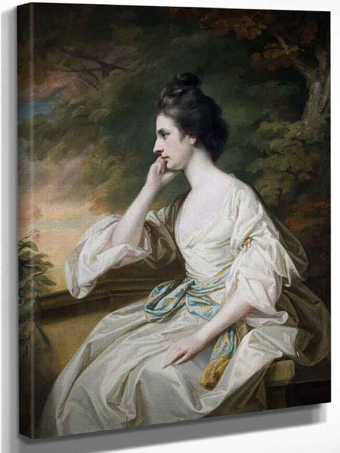 Portrait Of Miss Anne Dutton, Daughter Of Lord Sherborne By Francis Cotes, R.A. By Francis Cotes, R.A.