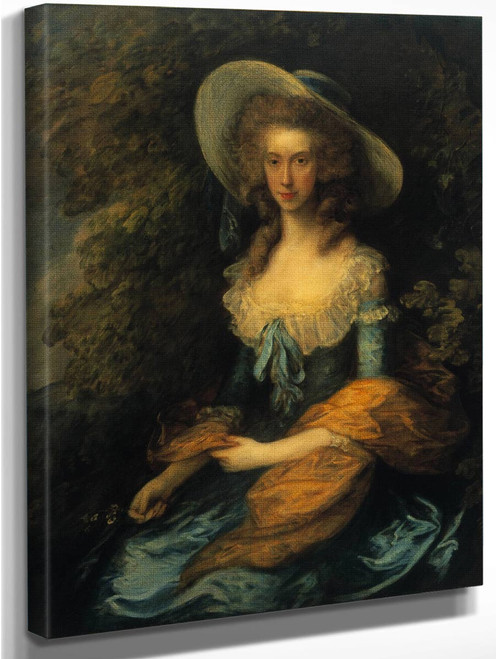 Portrait Of Miss Evans By Thomas Gainsborough