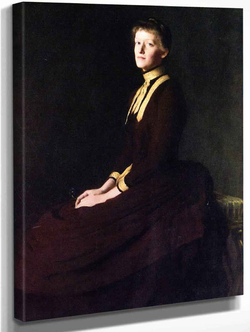 Portrait Of Miss Olga E. Gardner By Dennis Miller Bunker