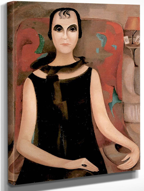 Portrait Of Mlle. Madeleine De Cerenville By Alice Bailly By Alice Bailly