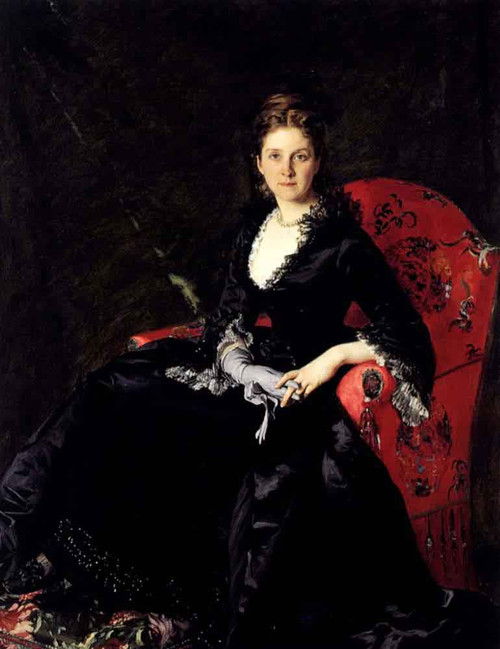 Portrait Of Mme N. M. Polovtsova By Charles Auguste Emile Carolus Duran