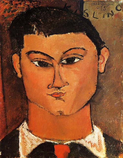 Portrait Of Moise Kisling1 By Amedeo Modigliani