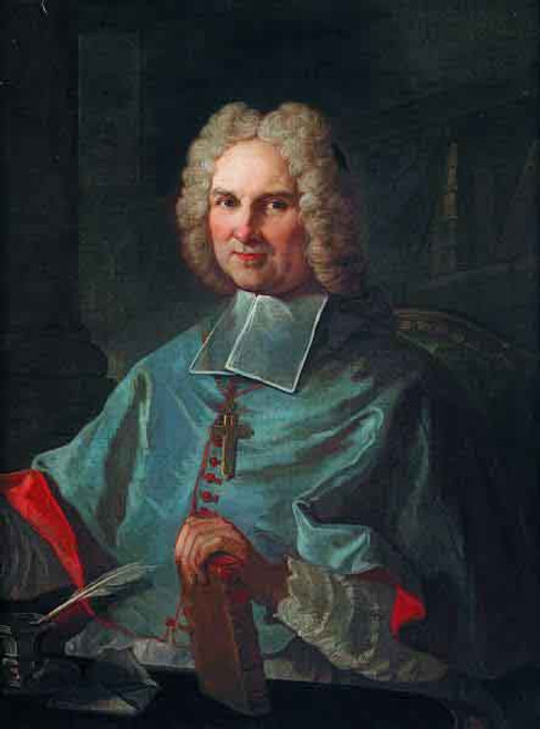 Portrait Of Monseigneur Rousseau De La Parisiere, Bishop Of Nimes By Charles Joseph Natoire By Charles Joseph Natoire